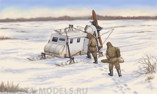 02337 Аэросани  НКЛ-16 Trumpeter