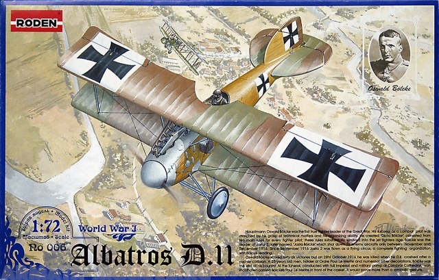 Rod006 Самолет ALBATROS D.II Roden