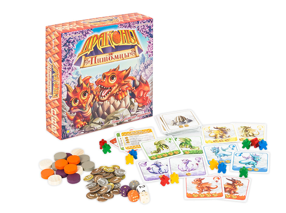 PG17026EUR Игра настольная Драконы-питомцы