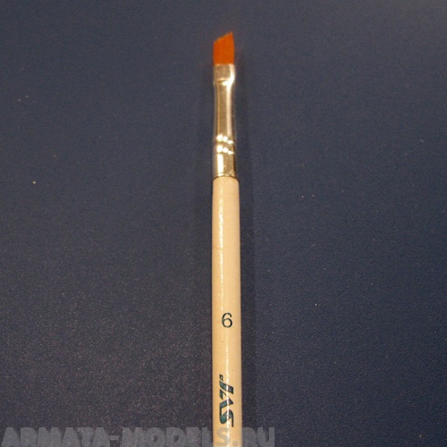 3636 Кисть из синтетического волоса, ретушная № 6