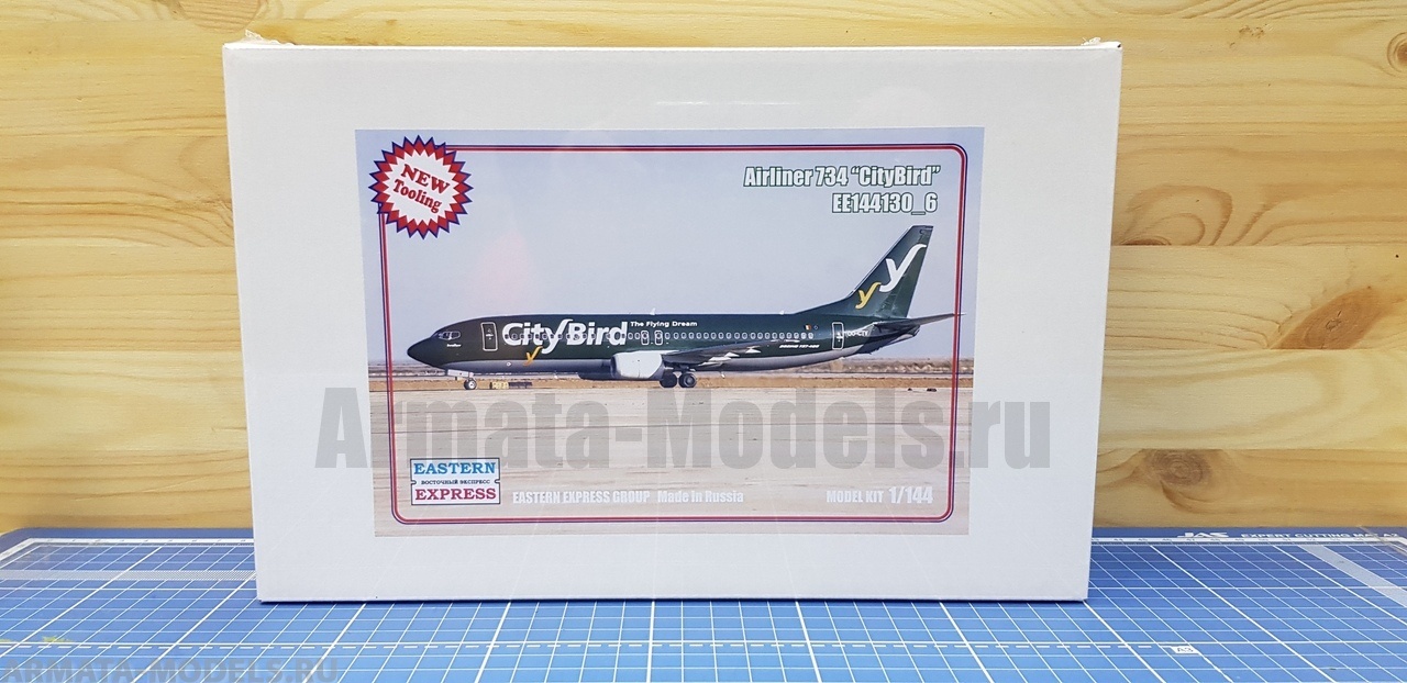 ЕЕ144130_6 Авиалайнер 737-400  CityBird Восточный экспресс