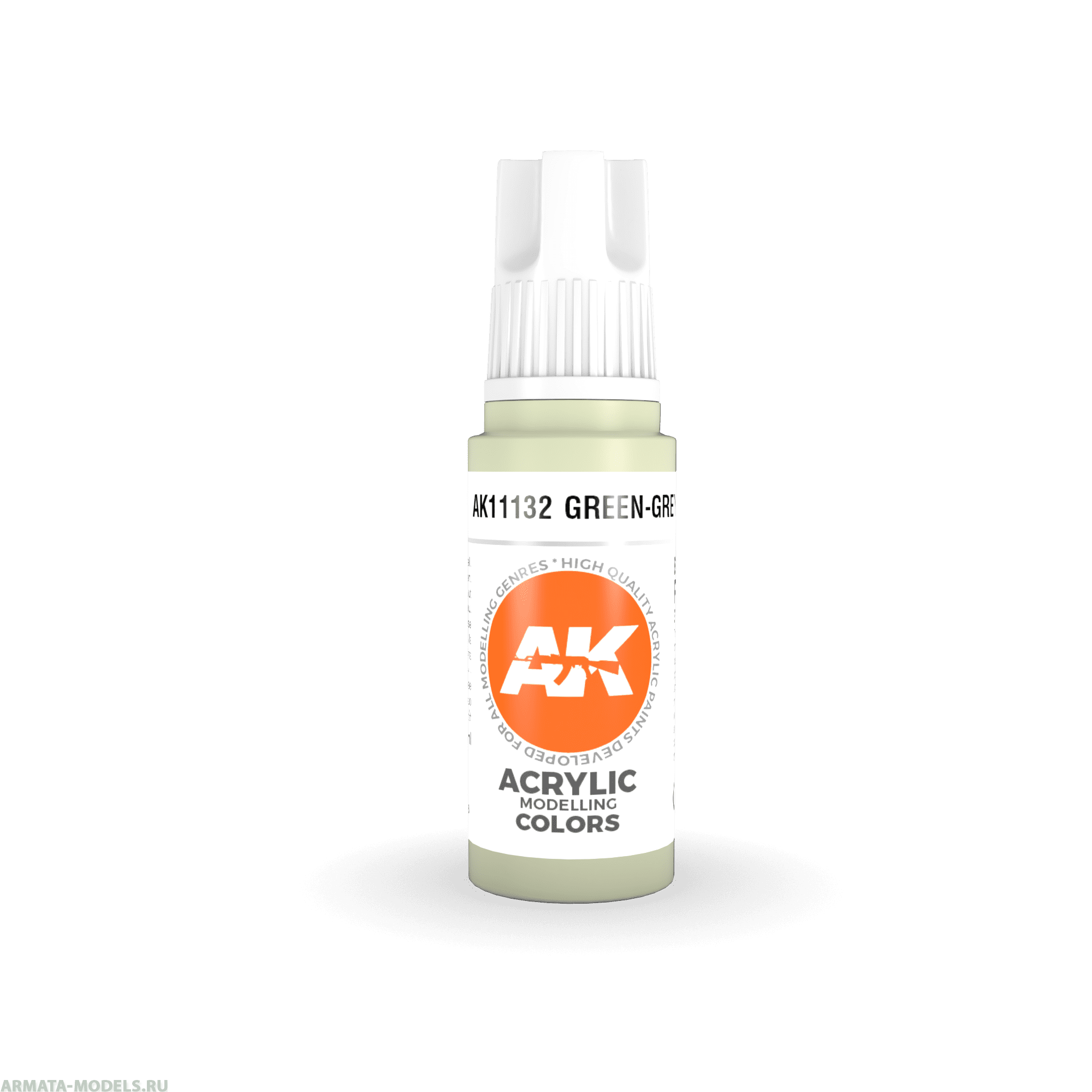 AK11132 Краска акриловая Green-Grey 17ml