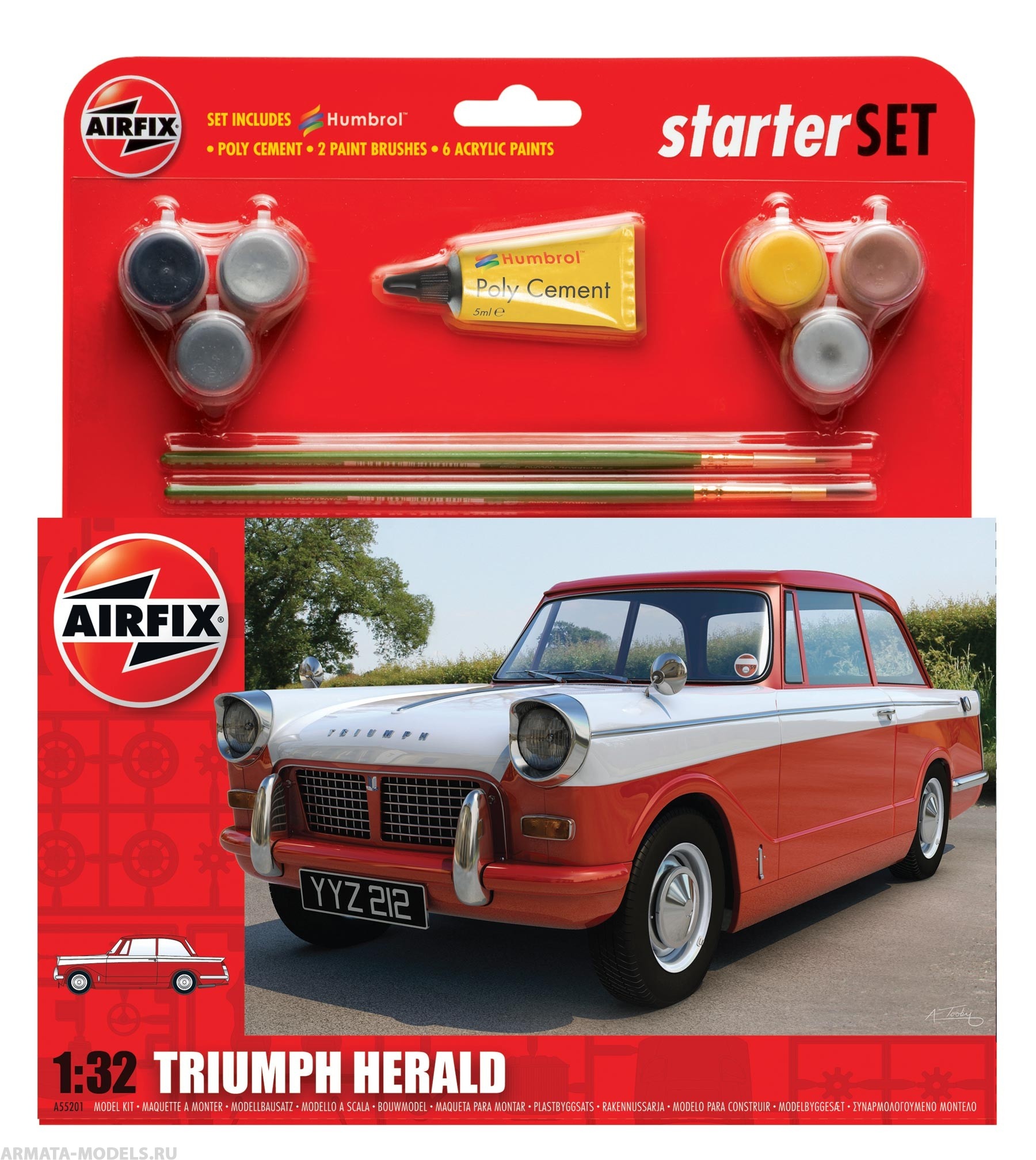 A55201  Автомобиль Triumph Herald Airfix
