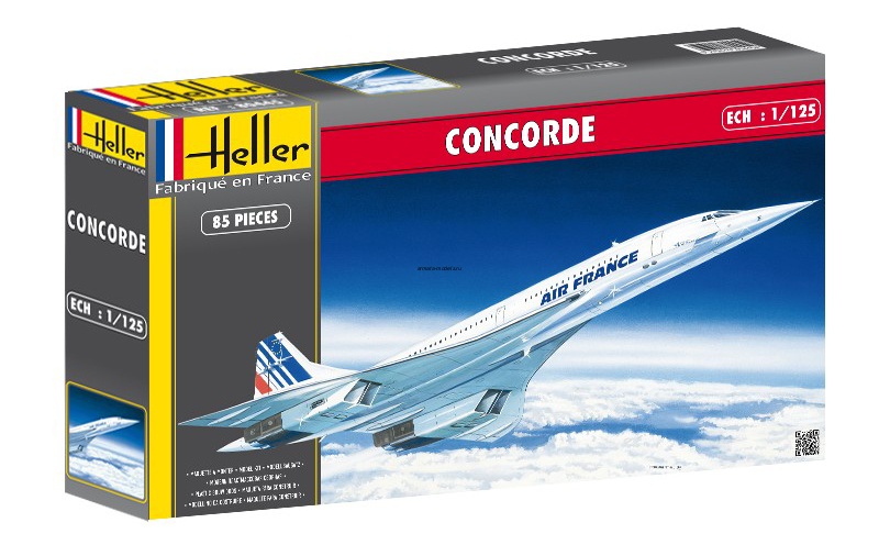 80445HL Самолет  Конкорд A.F. (1:125)