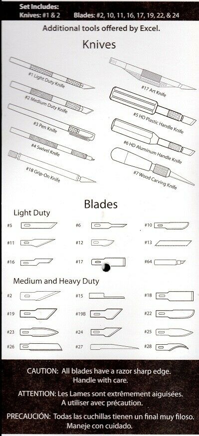 EX19062 Набор из двух ножей N1 и N2