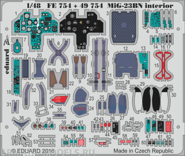 FE754ED MiG-23BN interior