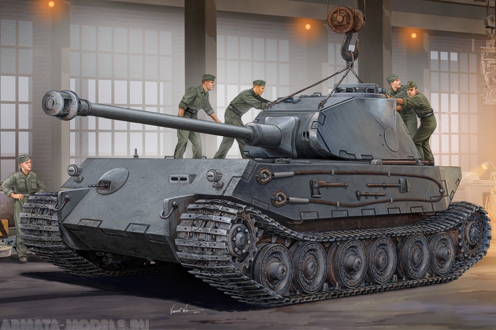 82445 Танк German VK4502 (P) Hintern Hobby Boss