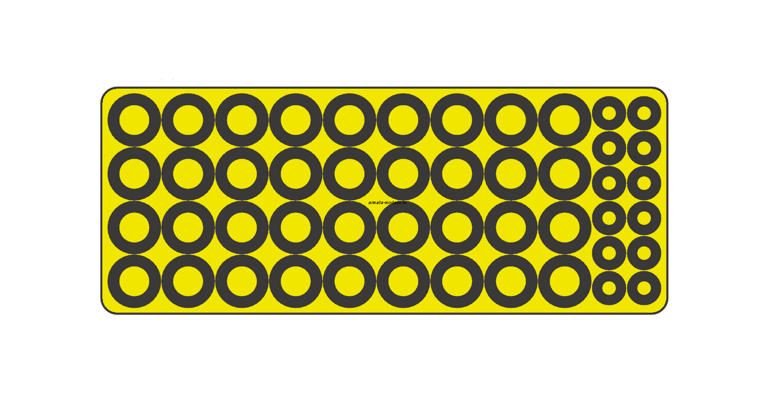 AM35107 Маска окрасочная для Pz-4 на катки Звезда