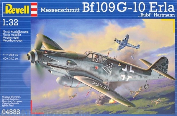 04888 Истребитель Messerschmitt Bf109 G-10 Erla Revell