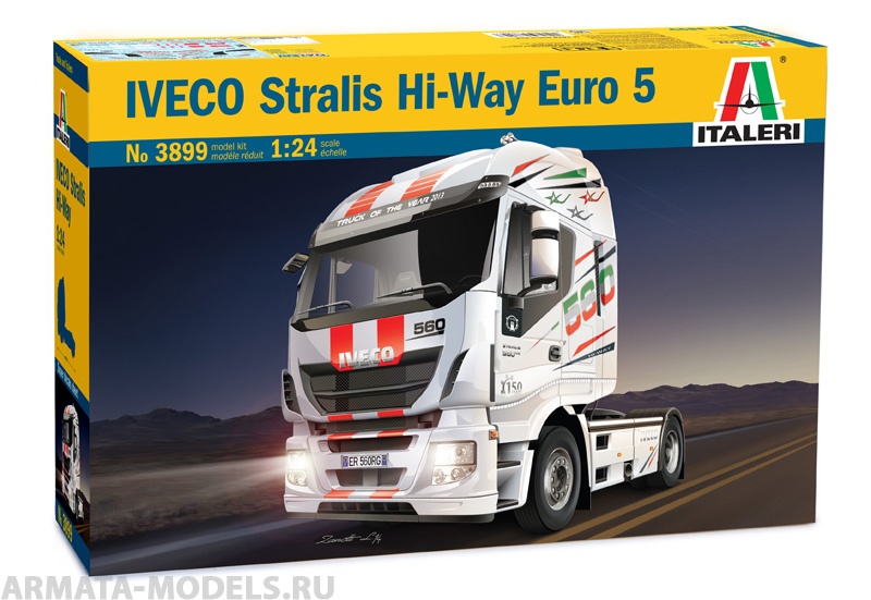 3899ИТ ГРУЗОВИК IVECO STRAUS HI WAY Euro 5 Italeri