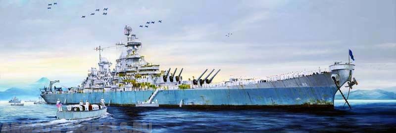 03705 Корабль  USS Missouri BB-63 Trumpeter