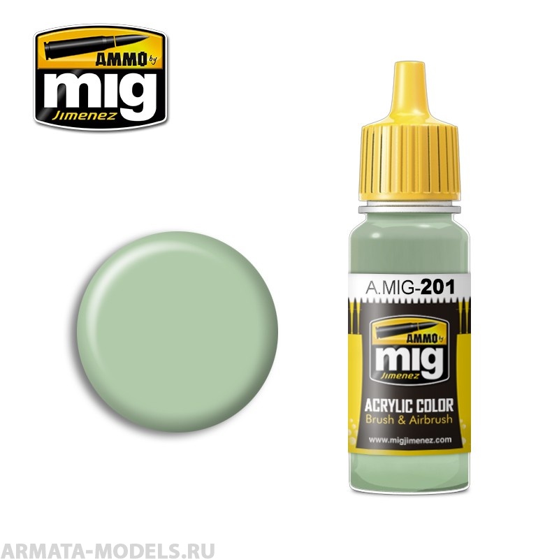 AMIG0201 Ammo Mig Акриловая краска FS 34424 LIGHT GRAY 17 мл