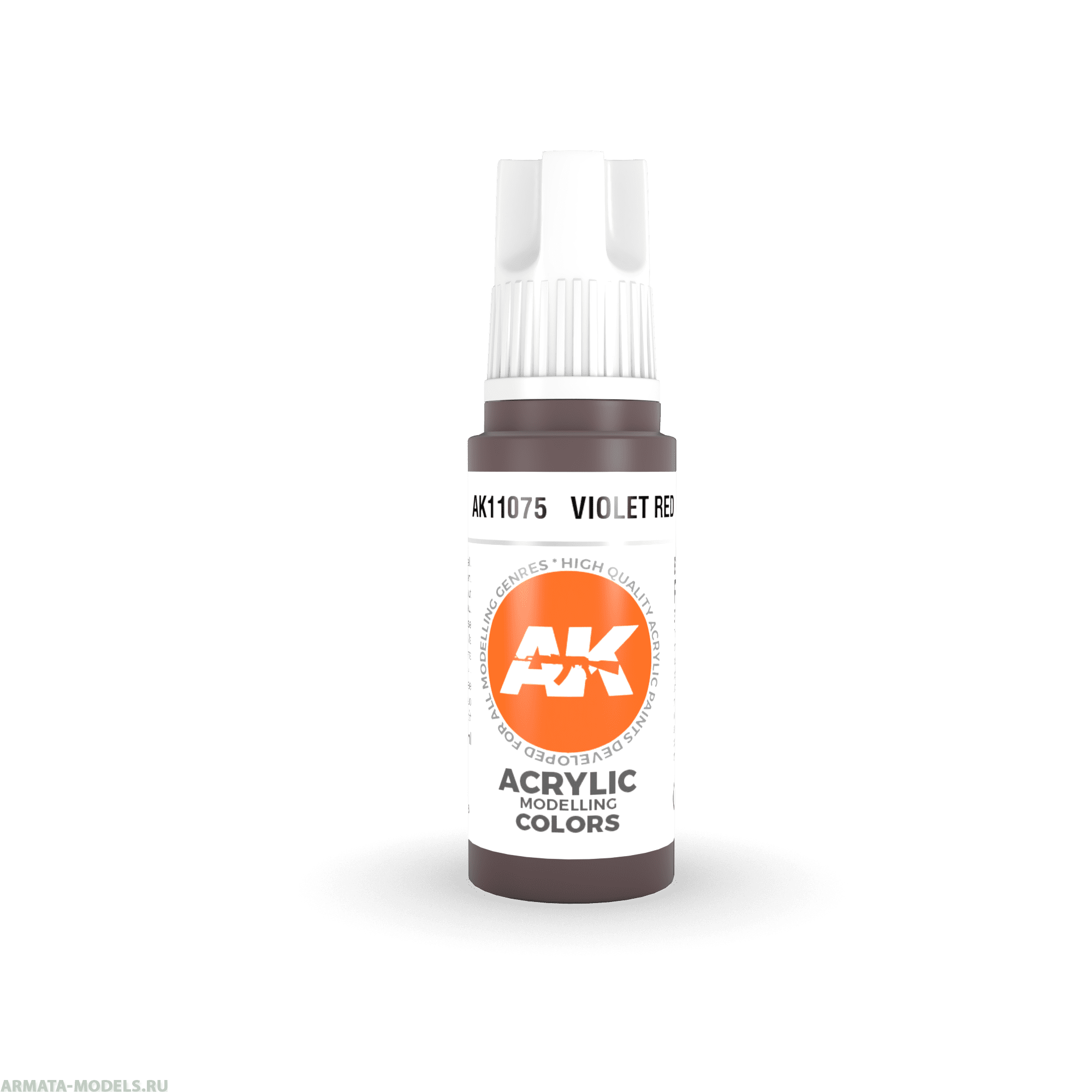 AK11075 Краска акриловая Violet Red 17ml
