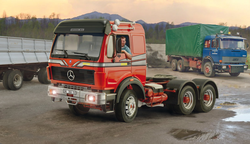 3943ИТ Автомобиль MERCEDES BENZ 2238 6x4 Italeri