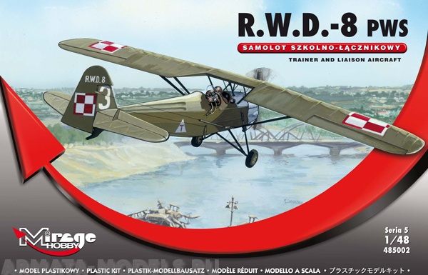 485002 Самолёт R.W.D.-8 PWS Mirage Hobby