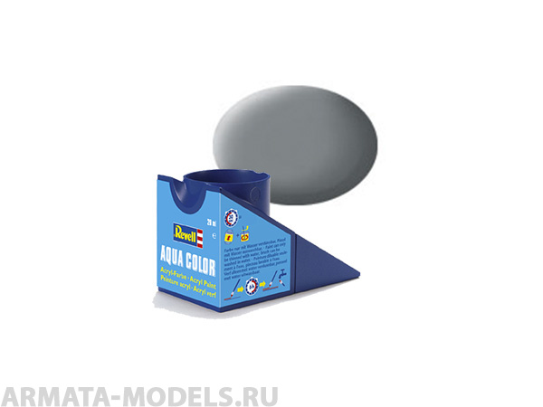 36143 Аква-краска серая, матовая