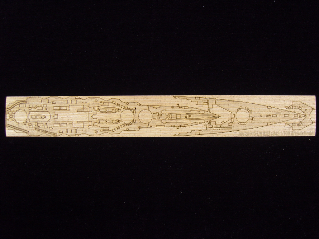 AW20015 Деревянная палуба для IJN HIEI