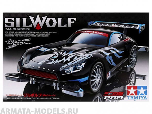 18645 Машинка JR Silwolf с электромотором Tamiya