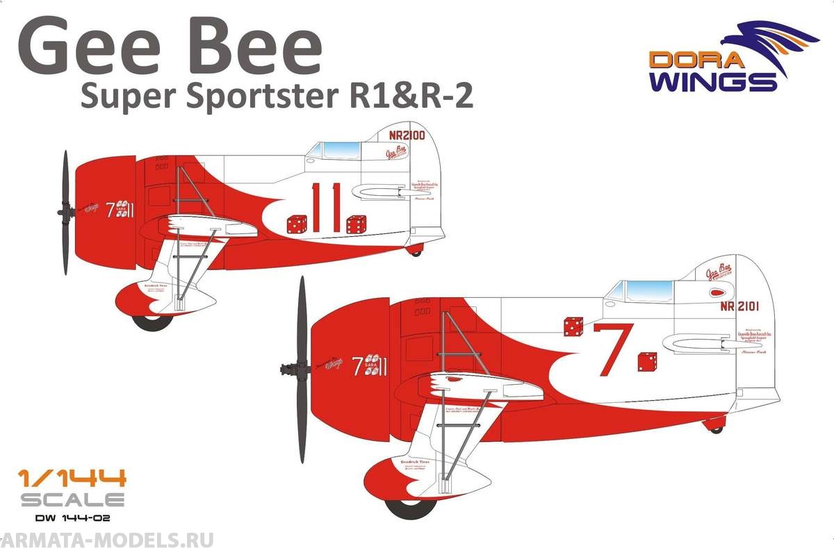 DW14402 Gee Bee Super Sportster R1&R-2 Dora Wings