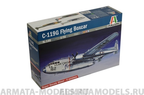 146ИТ Самолет C-119G Flying Boxcar Italeri