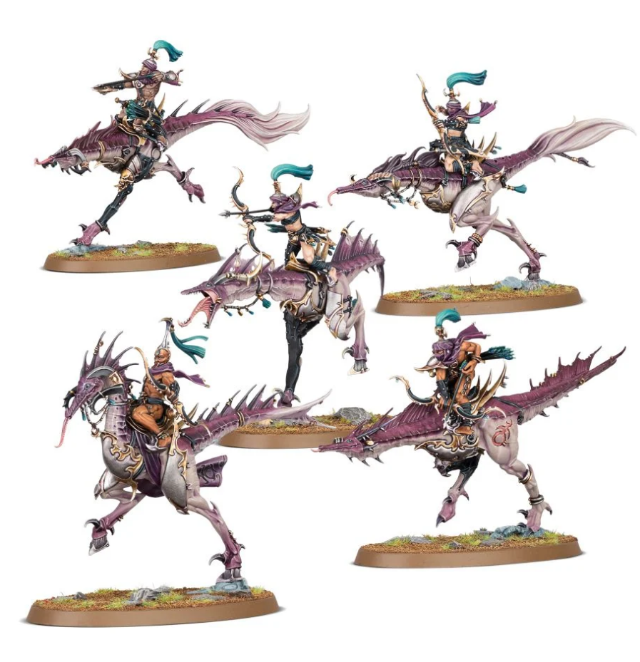 83-86GW Набор Гедонисты Слаанеш. Наездники Скользящего Клинка (Hedonites of Slaanesh Slickblade Seekers)