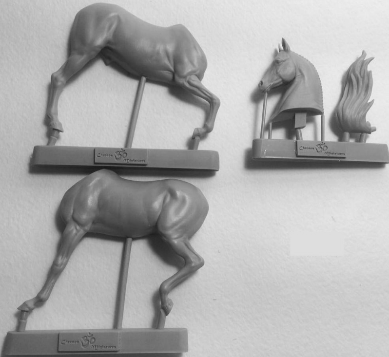 CHM-54141. Животные: Лошадь №5. 54 мм. Материал - смола. Chronos Miniatures