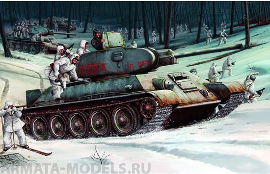 00905 Танк  Т-34/76 мод. 1942 г. Trumpeter