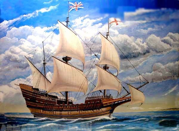 01201 Парусник  Майфлауэр Trumpeter