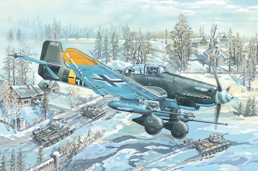 02425P Junkers Ju-87G-2 Stuka Trumpeter
