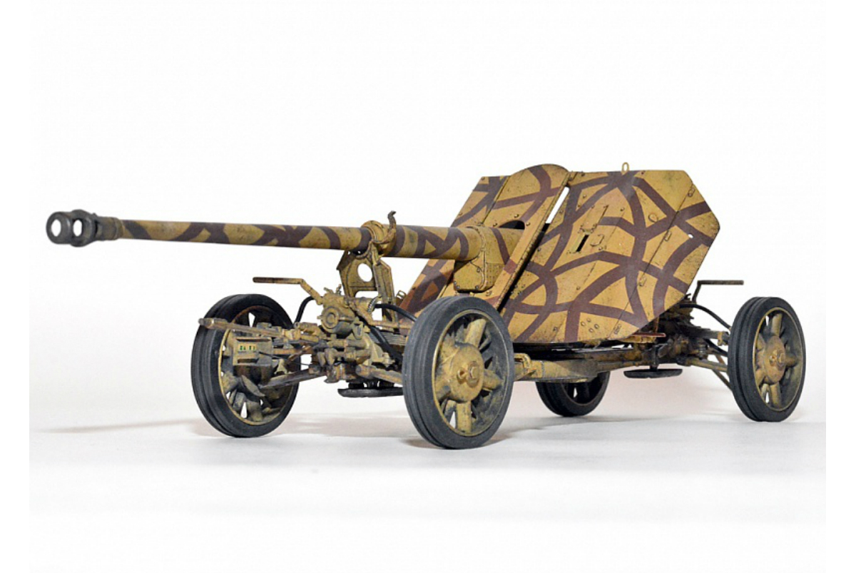 35006 Немецкая 88-мм противотанковая пушка РаК 43 ARK model