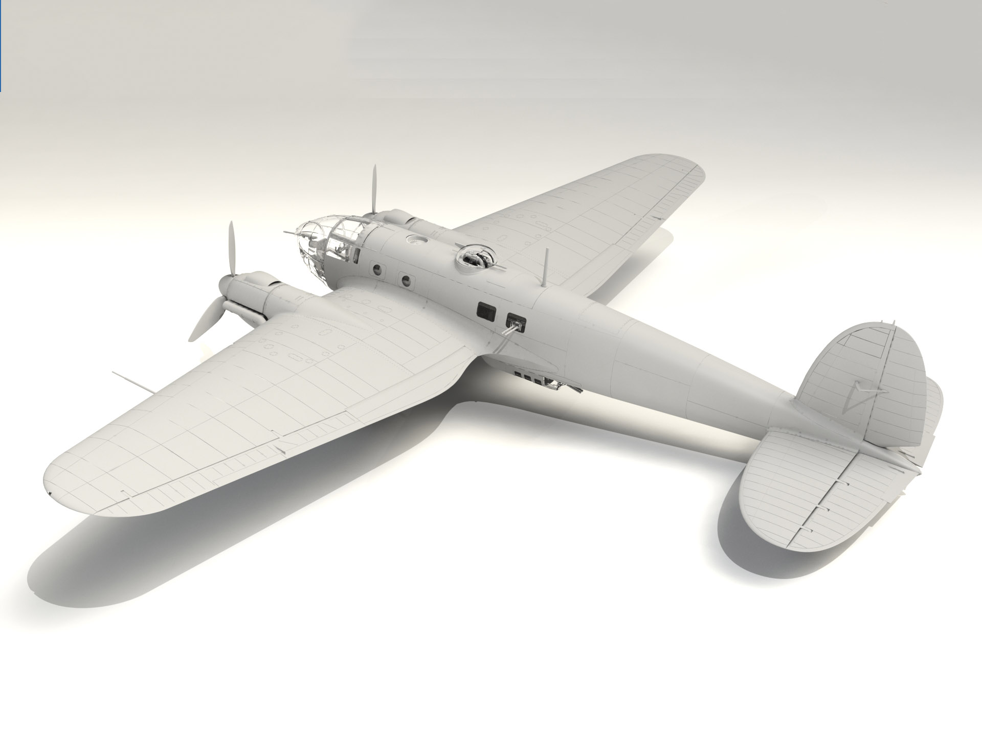 48264 He 111H-20, Германский бомбардировщик ІІ МВ ICM