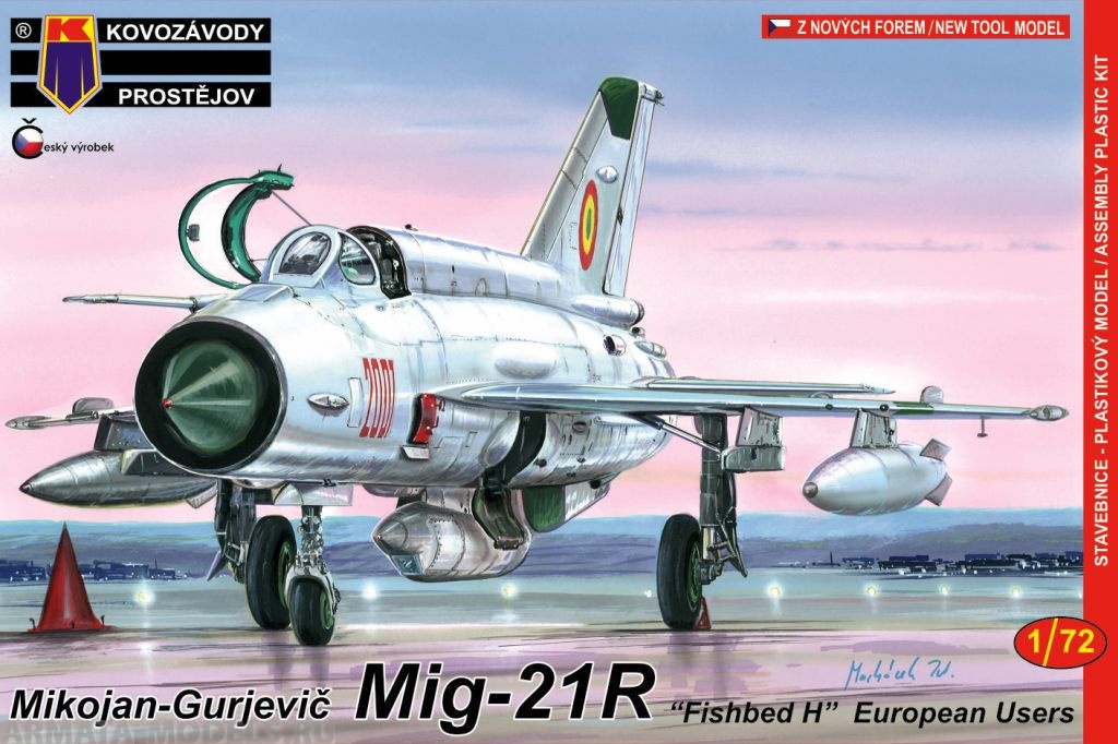 KPM0086 Истребитель  MiG-21R Fishbed H European Users (KP Models) 1/72 KP Models