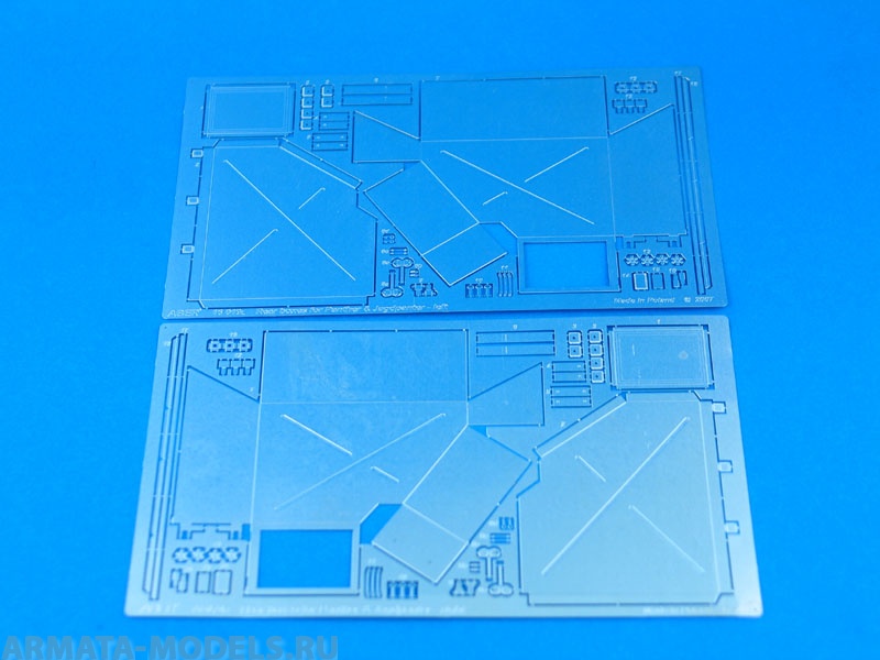 ABR-16-019  Дополнения для  Panther G/Jagdpanther- Vol.5- Rear tool boxes для Tamiya 1/16