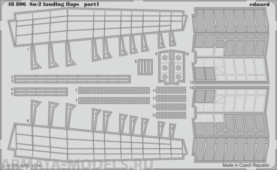 48806ED Su-2 landing flaps