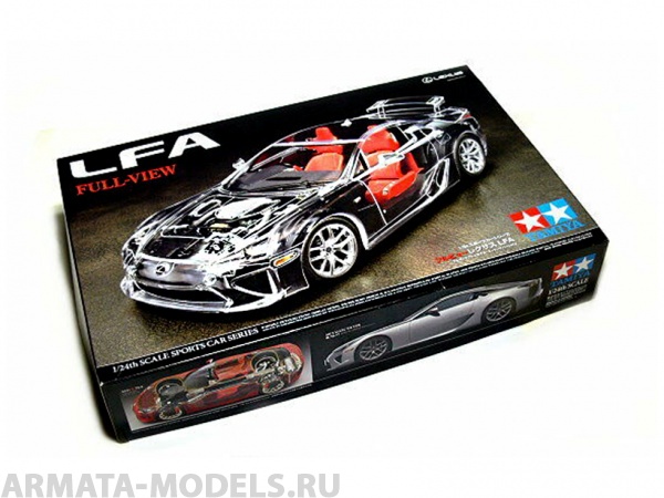 24325 Lexus LFA Full View, с прозрачным  корпусом Tamiya