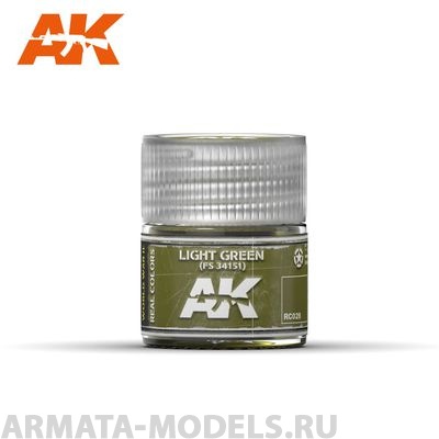 RC028 Краска Real Colors Light Green FS 34151 10ml