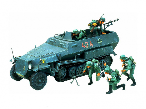 35020T Немецкий полугусеничный БTР Hanomag Sd.kfz251/1 Tamiya