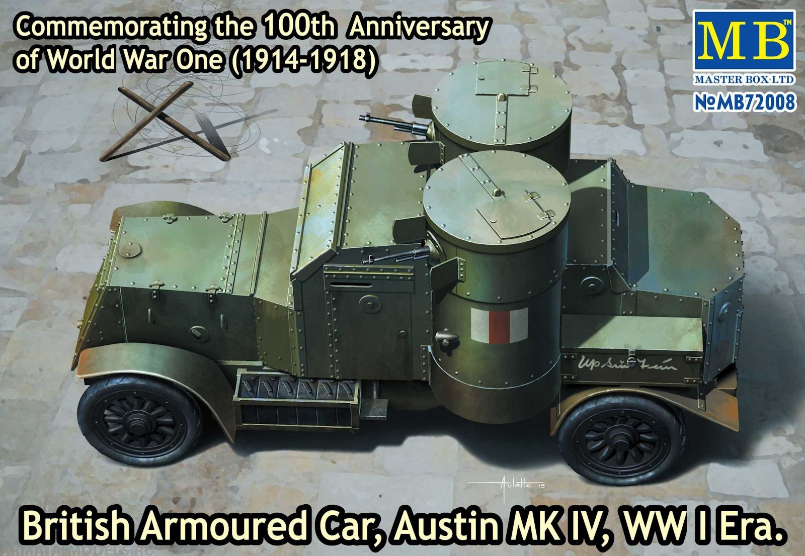 Британский бронированный автомобиль, Остин, MK IV, 1 МВ Master Box (MB)