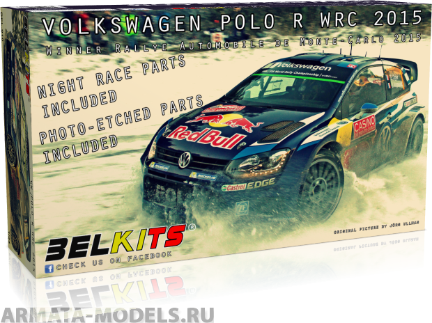 BEL010 Модель автомобиля  VW POLO MONTE CARLO 2015 Belkits