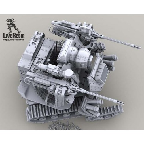 LRM35005 Секутор - военный робот, версия с двумя пулеметами 50 калибра Браунинг М2 Live Resin