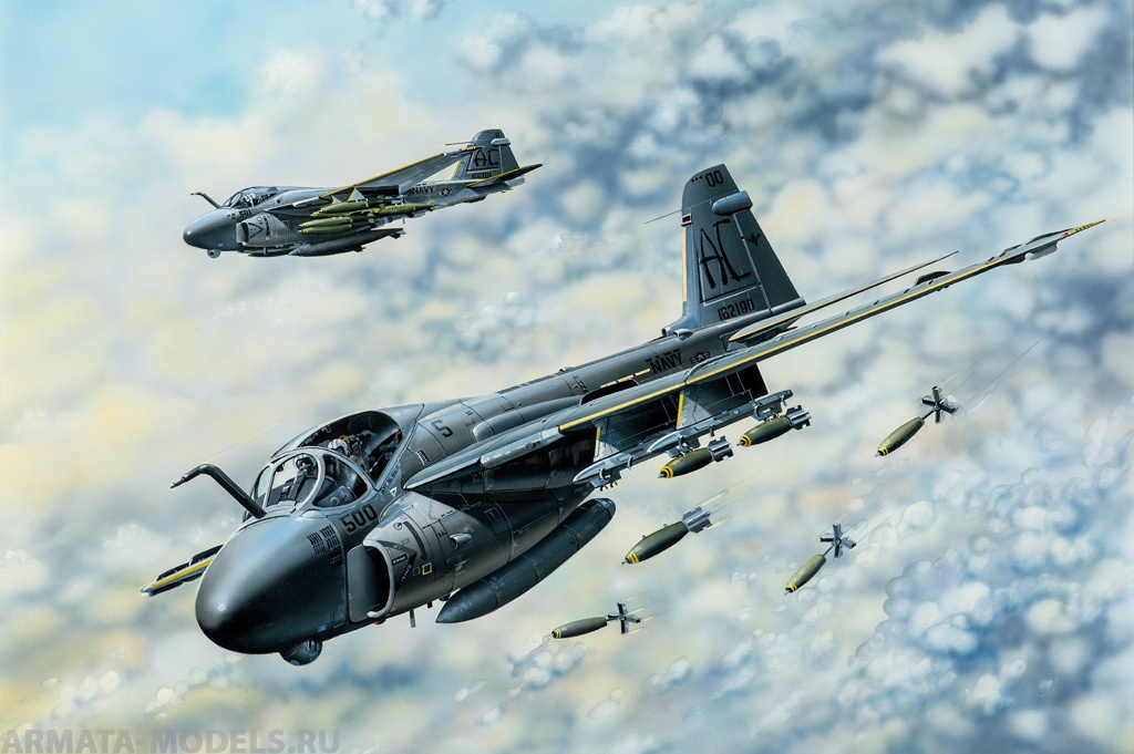 81710 	Самолет A-6E TRAM Intruder Hobby Boss