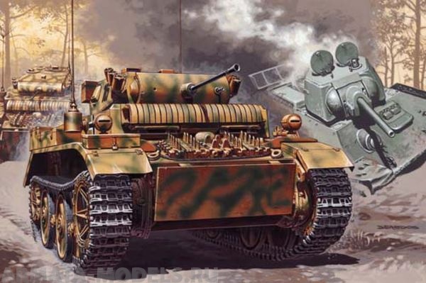 35108 Лёгкий танк PzKpfz 123 Mirage Hobby