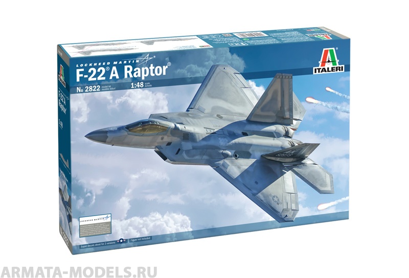 2822ИТ Самолет F-22A RAPTOR Italeri
