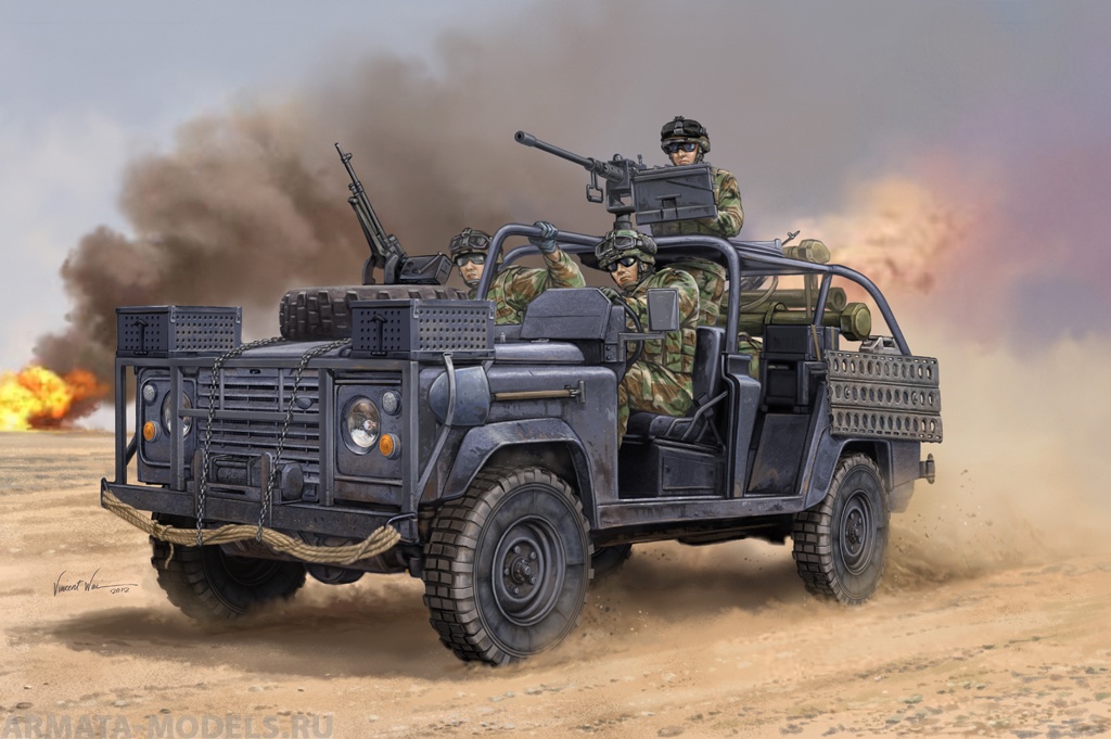 82450 Автомобиль	 Ranger Special Operations Vehicle RSOV w/MG Hobby Boss