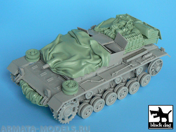BDT35009 1/35 Stug III C\D accessories set  (DRAG)