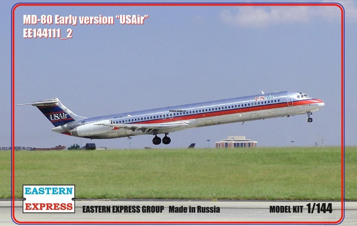 ЕЕ144111_2  Авиалайнер MD-80 ранний USAir (Limited Edision)