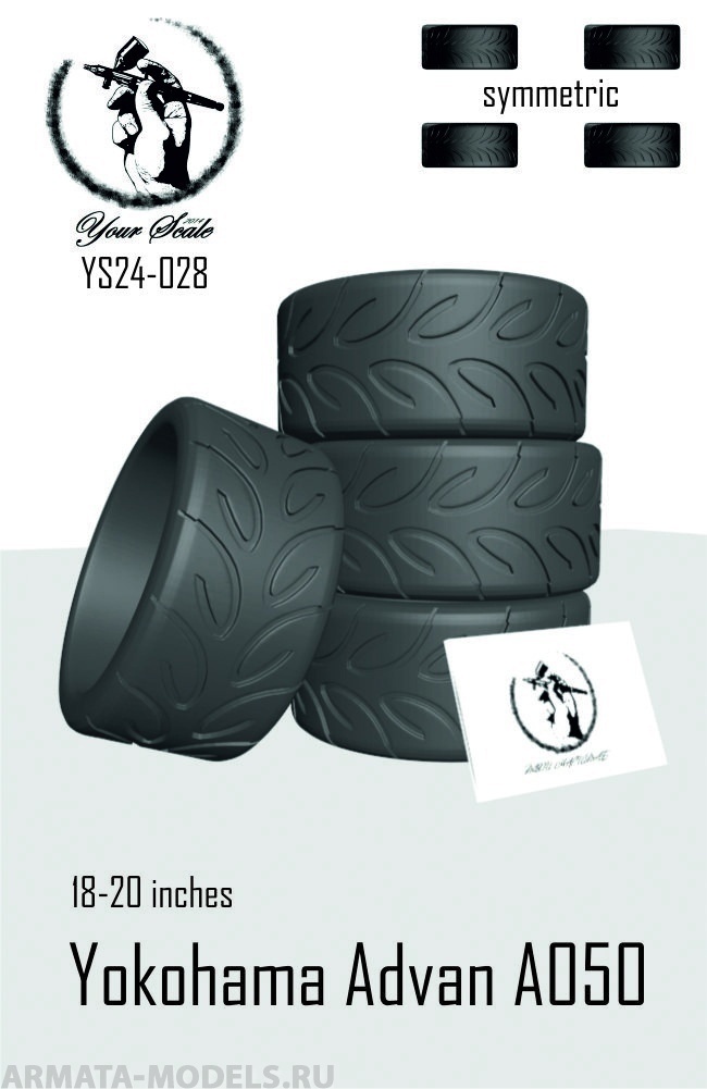 YS24-028 ШИНЫ 18-20 inches Yokohama Advan A050 YourScale