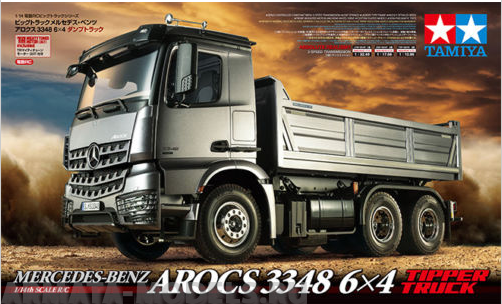 56357 1/14 Mercedes Arocs 3348 Tipper Truck Tamiya
