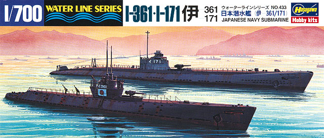 49433-Подводная лодка SUBMARINE I-361/I-171 Hasegawa