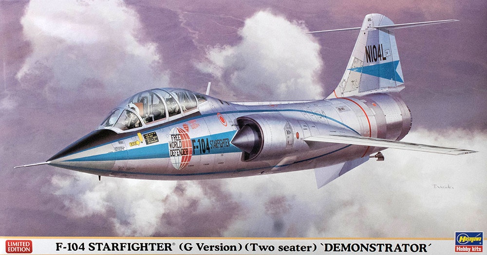 07459 Самолет TF-104G DEMONSTRATOR (HASEGAWA) 1/48